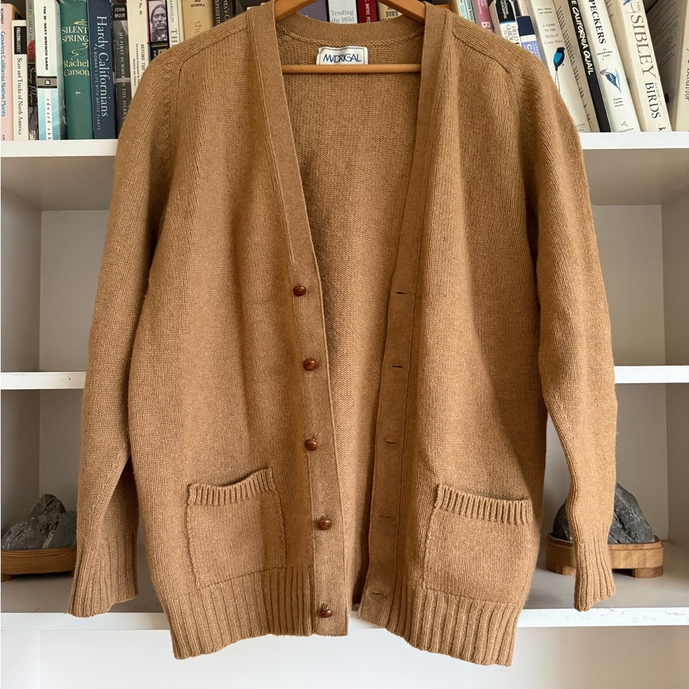 Vintage lambs wool cardigan